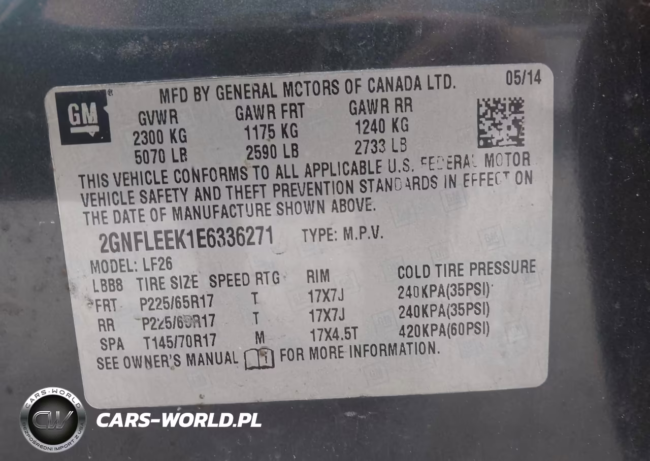 2014 Chevrolet Equinox Ls VIN:2GNFLEEK1E6336271 - 9