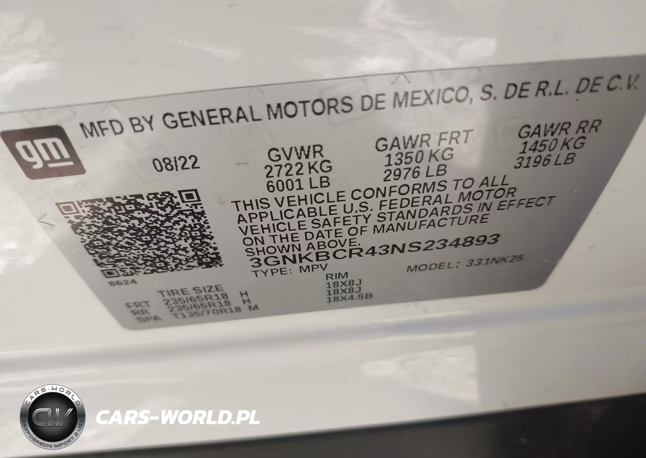 2022 Chevrolet Blazer Fwd 2Lt VIN:3GNKBCR43NS234893 - 9
