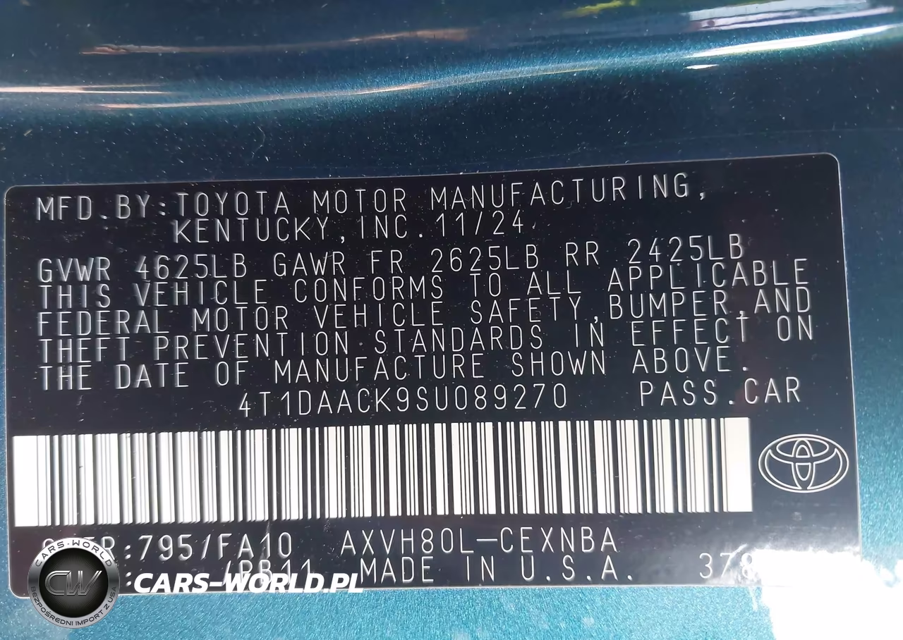 2025 Toyota Camry Le VIN:4T1DAACK9SU089270 - 9