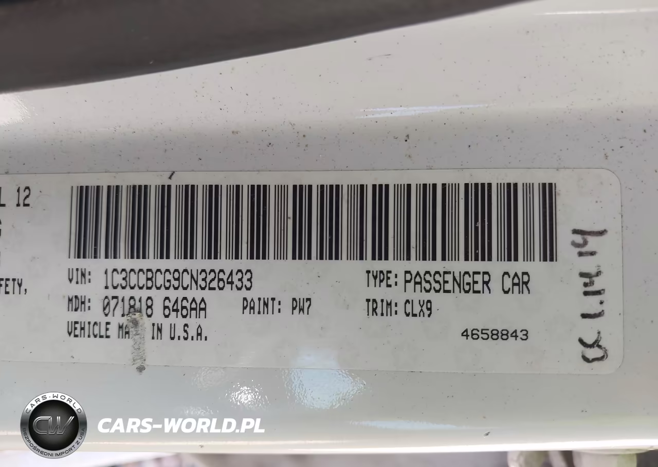 2012 Chrysler 200 Limited VIN:1C3CCBCG9CN326433 - 9