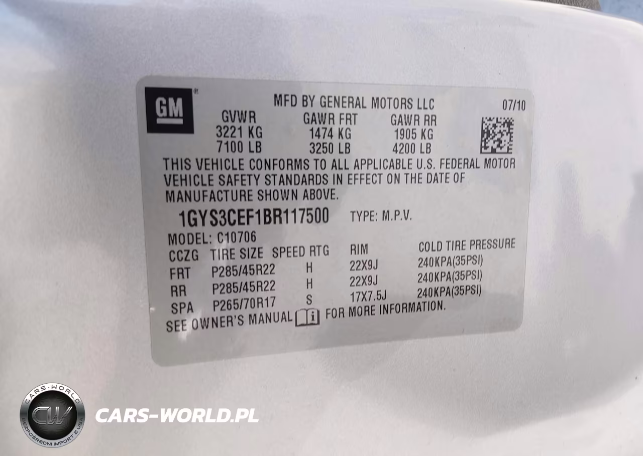2011 Cadillac Escalade Premium VIN:1GYS3CEF1BR117500 - 9