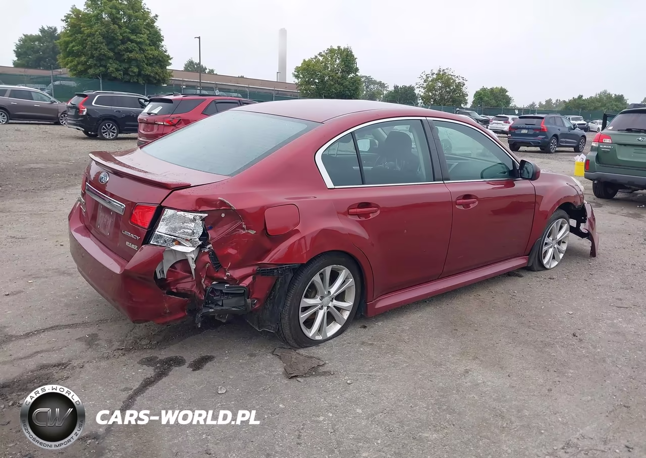 2013 Subaru Legacy 2.5I Premium VIN:4S3BMBG61D3018370 - 4