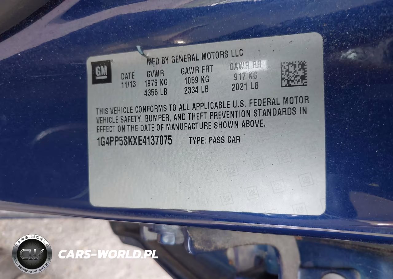 2014 Buick Verano VIN:1G4PP5SKXE4137075 - 9