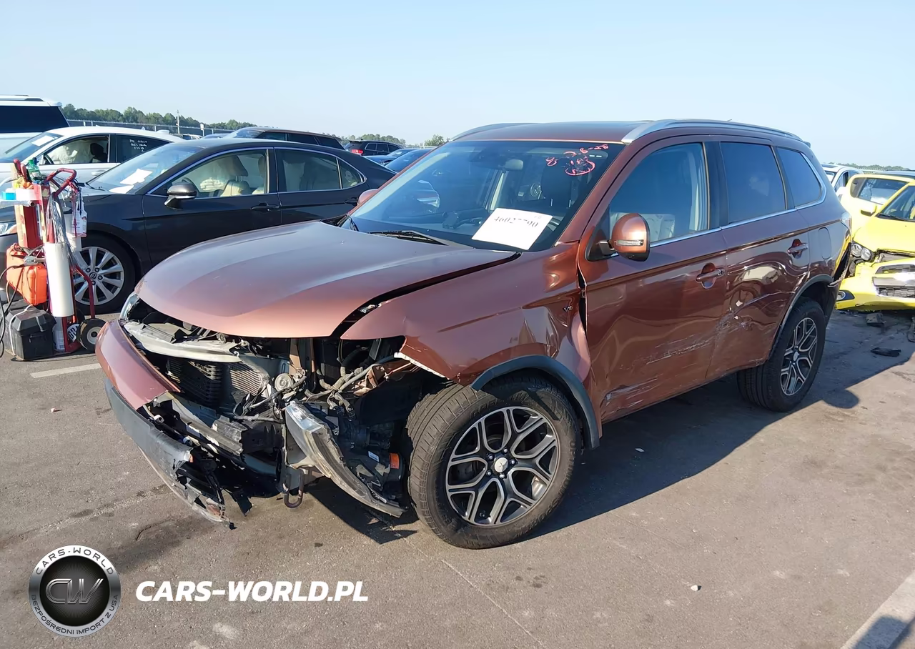 2015 Mitsubishi Outlander Gt VIN:JA4JZ4AX6FZ009166 - 2