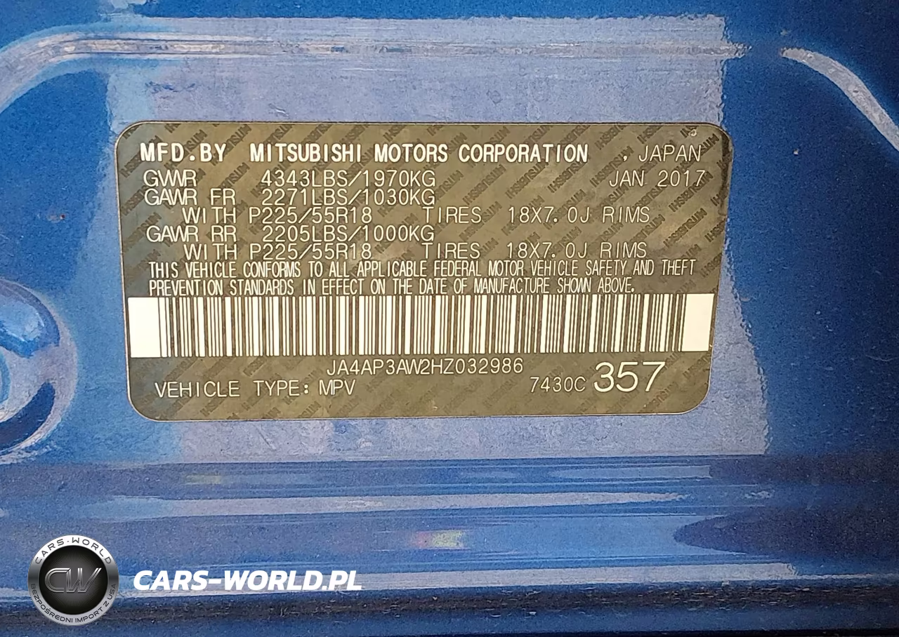 2017 Mitsubishi Outlander Sport 2.4 Se VIN:JA4AP3AW2HZ032986 - 9