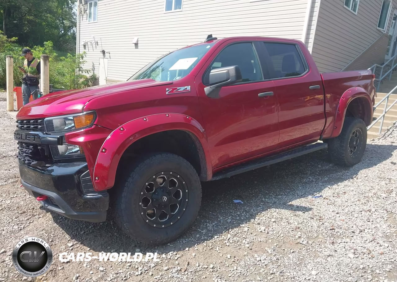 2021 Chevrolet Silverado 1500 4Wd Short Bed Custom Trail Boss VIN:1GCPYCEF3MZ199049 - 2