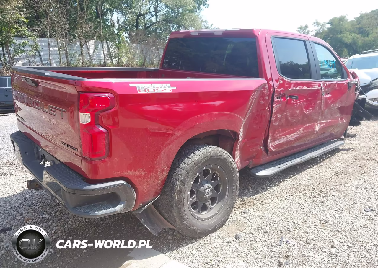 2021 Chevrolet Silverado 1500 4Wd Short Bed Custom Trail Boss VIN:1GCPYCEF3MZ199049 - 4