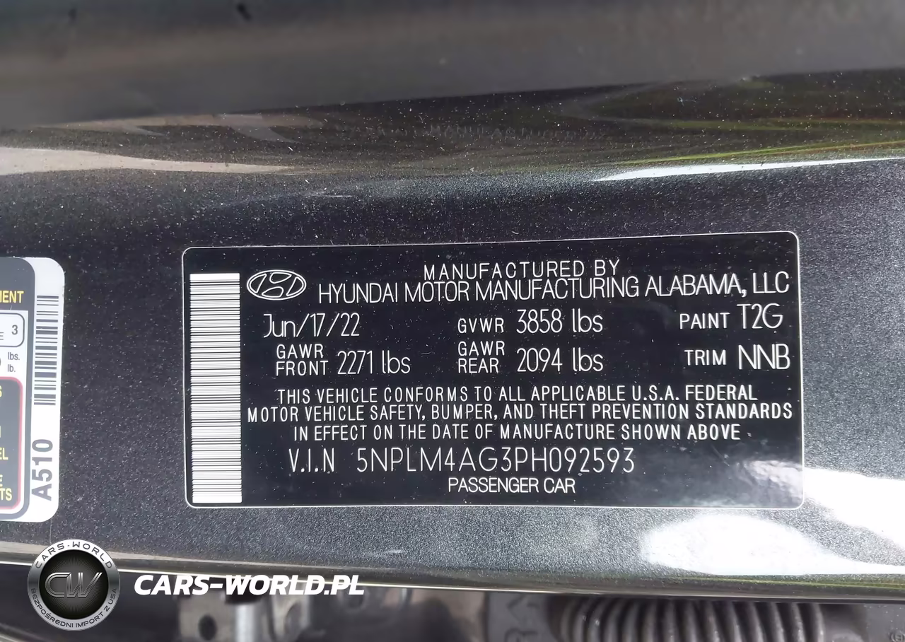 2023 Hyundai Elantra Sel VIN:5NPLM4AG3PH092593 - 9