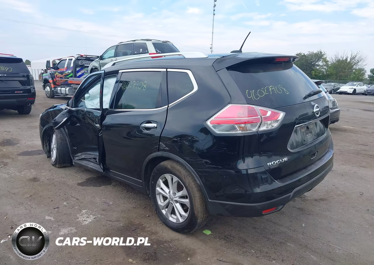 2015 Nissan Rogue Sv VIN:KNMAT2MT5FP520304 - 3