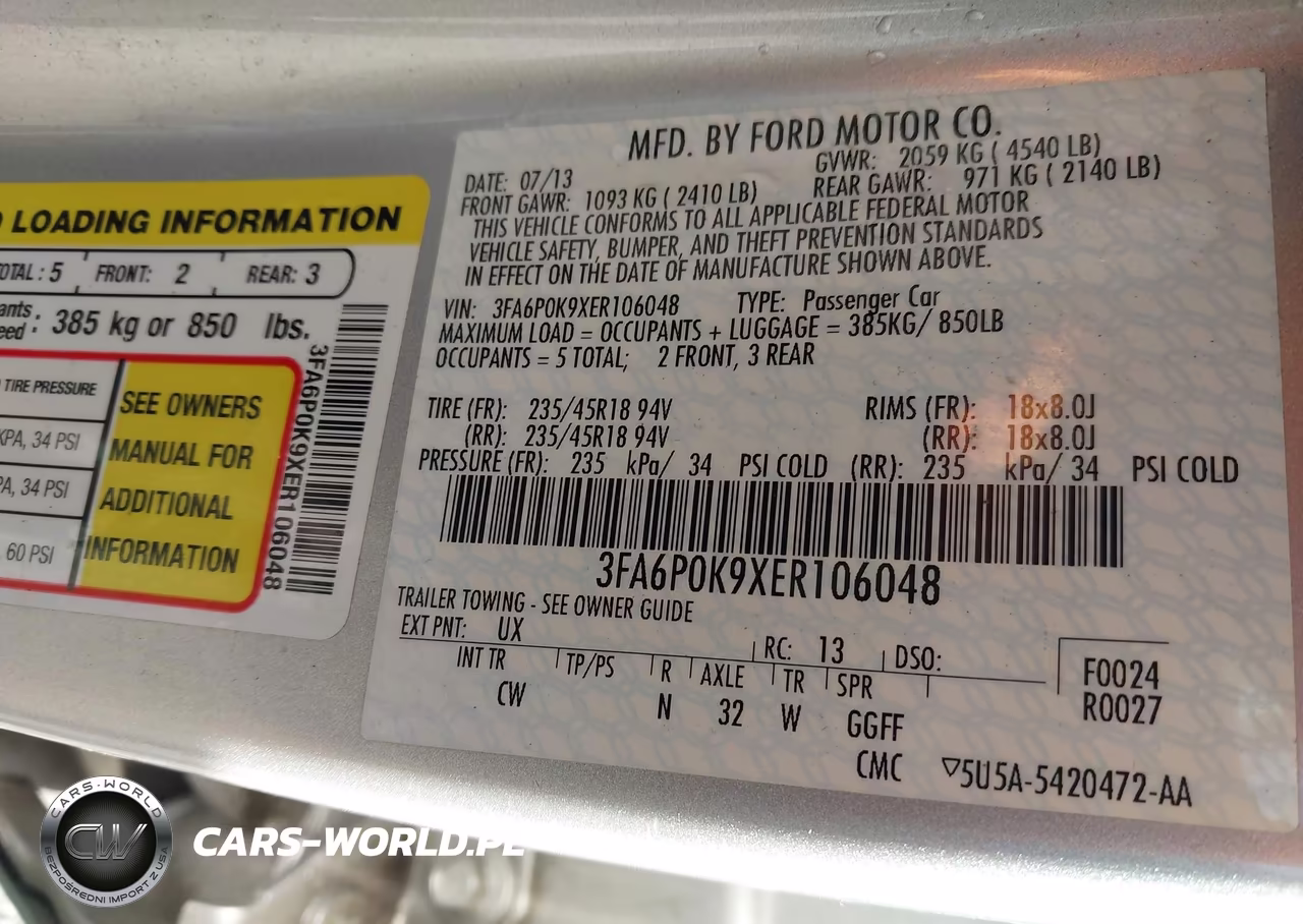 2014 Ford Fusion Titanium VIN:3FA6P0K9XER106048 - 9