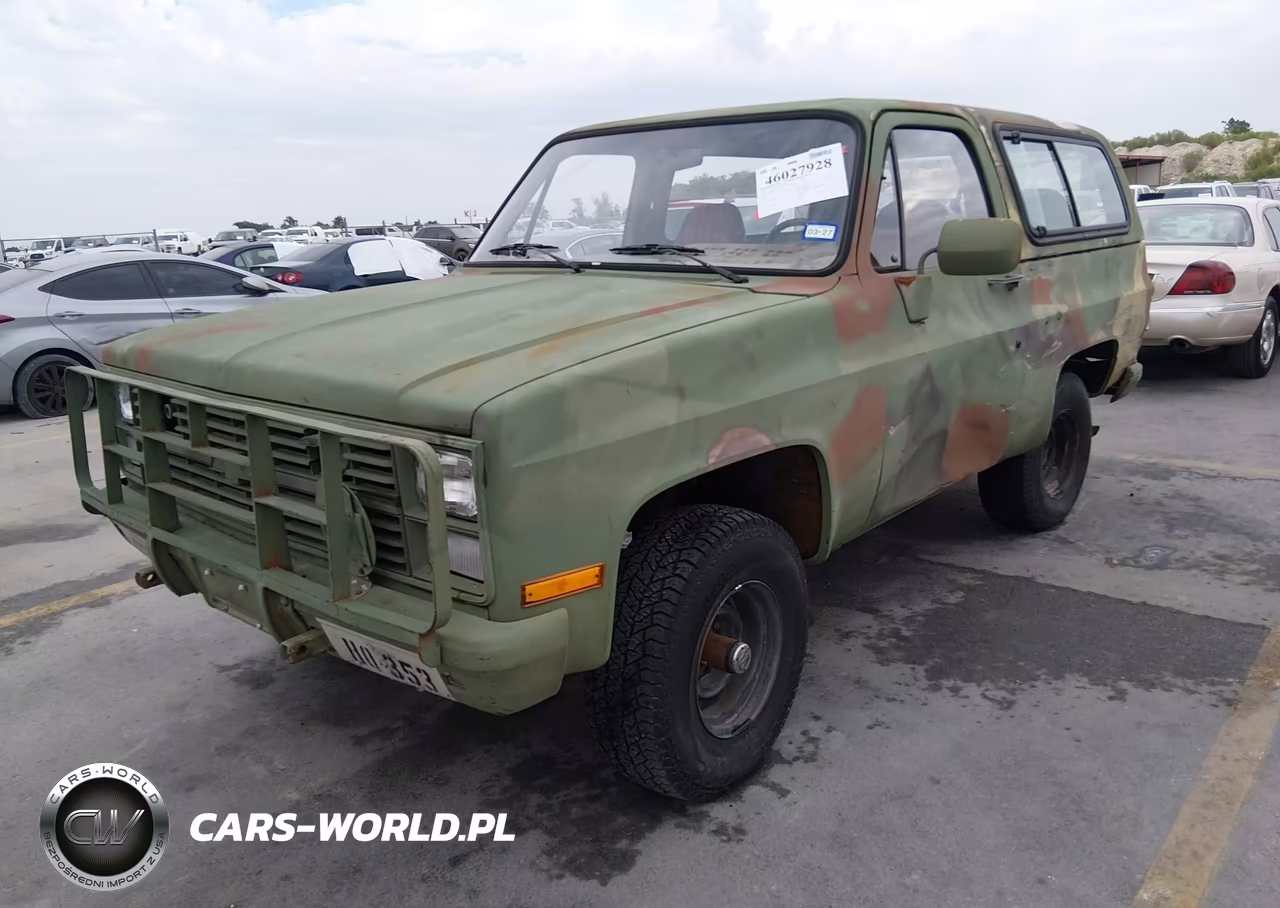 1986 Chevrolet D10 Military Blazer VIN:1G8ED18J1GF177770 - 2