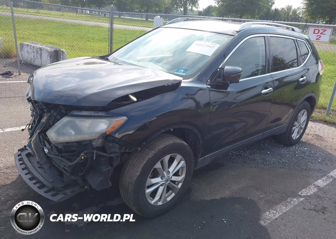 2016 Nissan Rogue Sv VIN:KNMAT2MV7GP630595 - 2