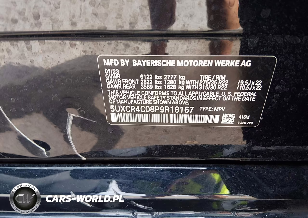 2023 BMW X5 Sdrive40I VIN:5UXCR4C08P9R18167 - 9