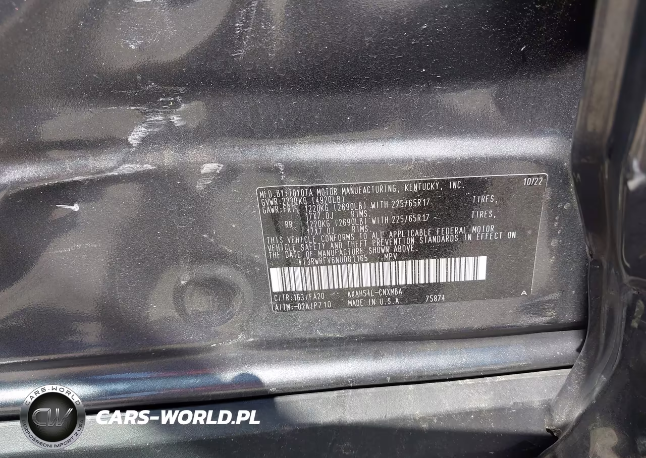2022 Toyota Rav4 Hybrid Xle VIN:4T3RWRFV6NU081165 - 9