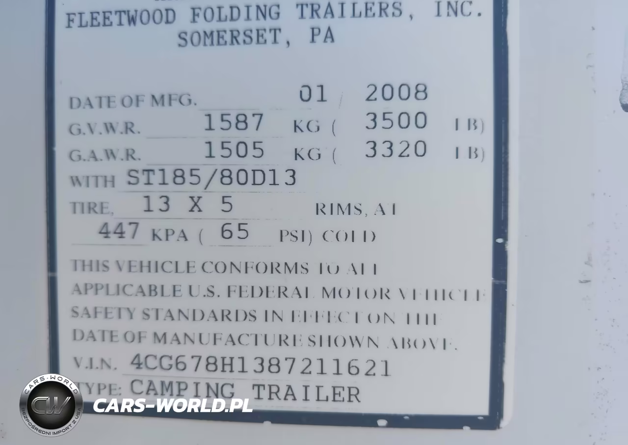 2008 Fleetwood Other VIN:4CG678H1387211621 - 9