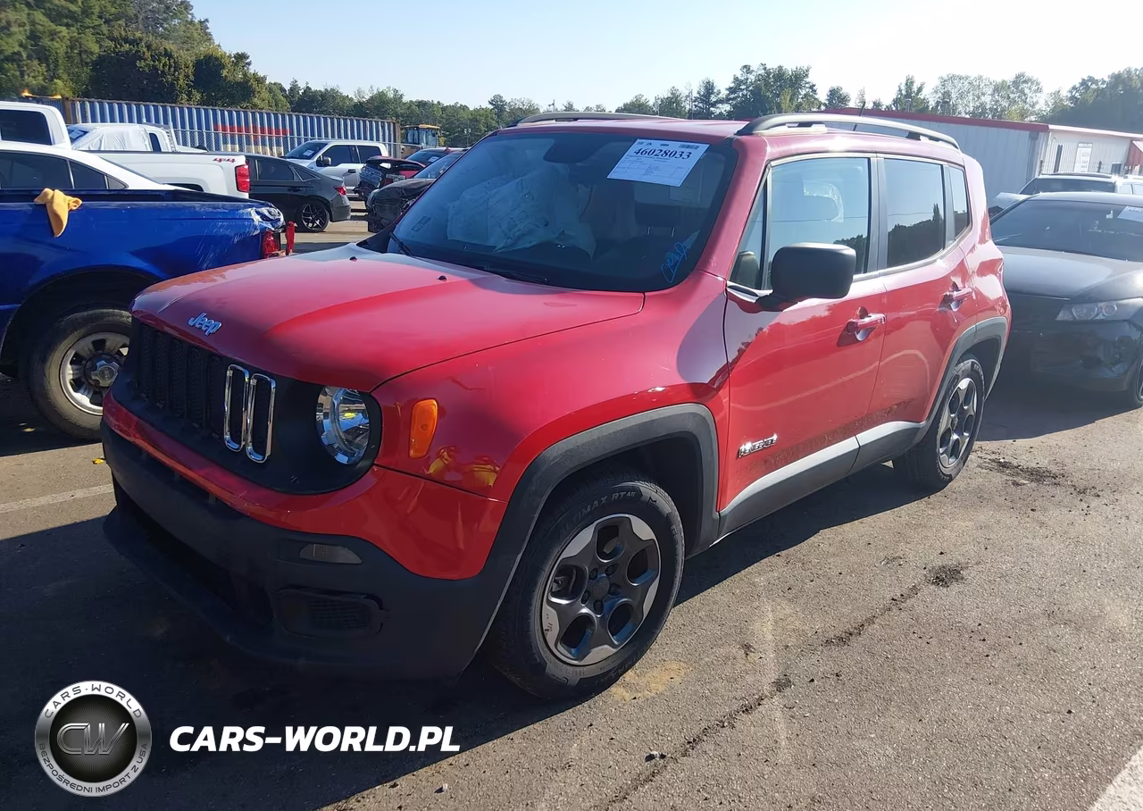 2017 Jeep Renegade Sport Fwd VIN:ZACCJAAB7HPF90588 - 2