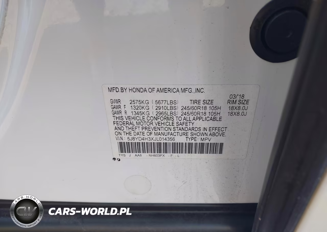2018 Acura Mdx VIN:5J8YD4H3XJL014356 - 9