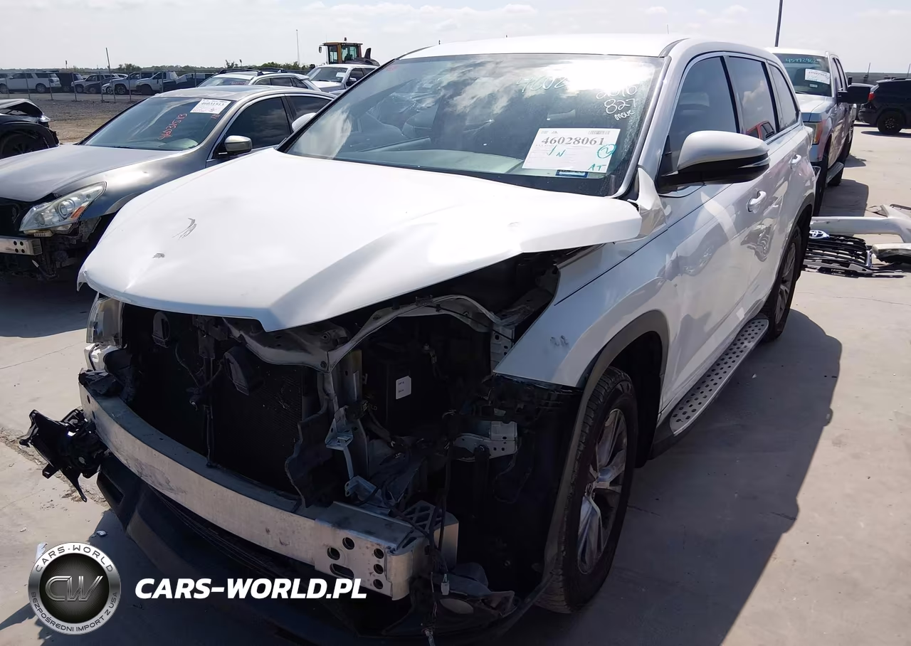 2016 Toyota Highlander Le Plus V6 VIN:5TDZKRFH9GS178922 - 2