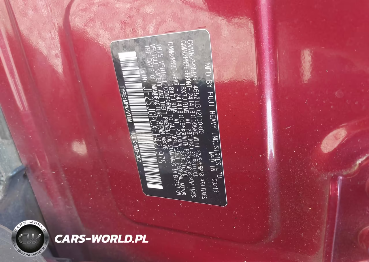 2014 Subaru Forester 2.0Xt Touring VIN:JF2SJGPCXEH421975 - 9