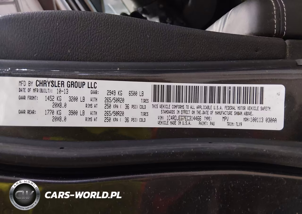 2014 Dodge Durango Citadel VIN:1C4RDJEG7EC314466 - 9