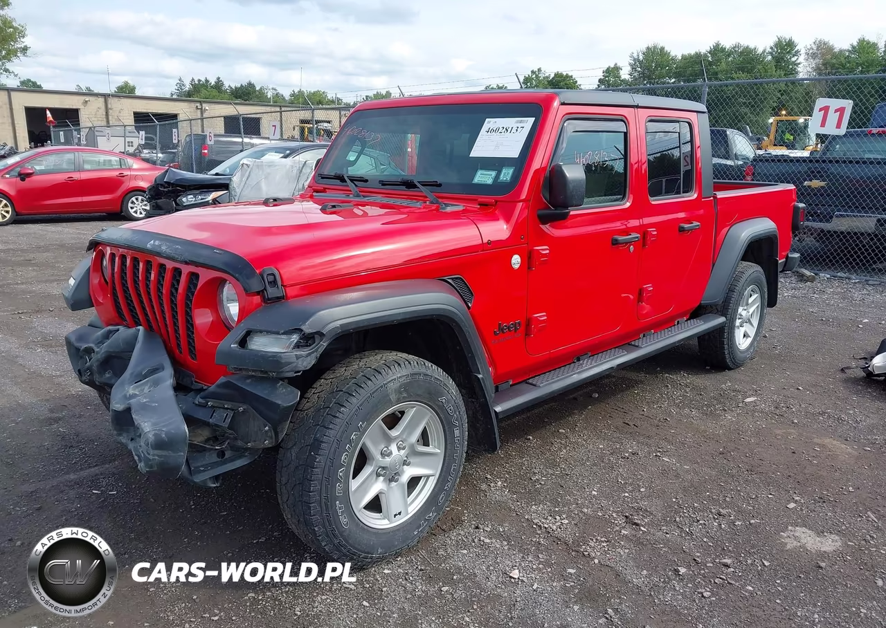 2020 Jeep Gladiator Sport S 4X4 VIN:1C6HJTAG2LL108465 - 2