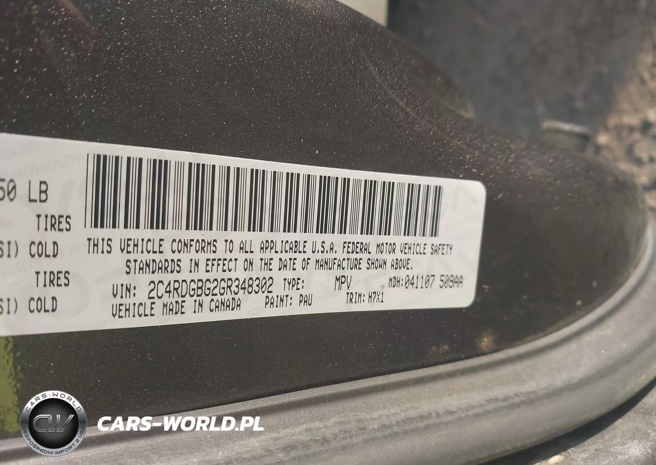 2016 Dodge Grand Caravan American Value Pkg VIN:2C4RDGBG2GR348302 - 9