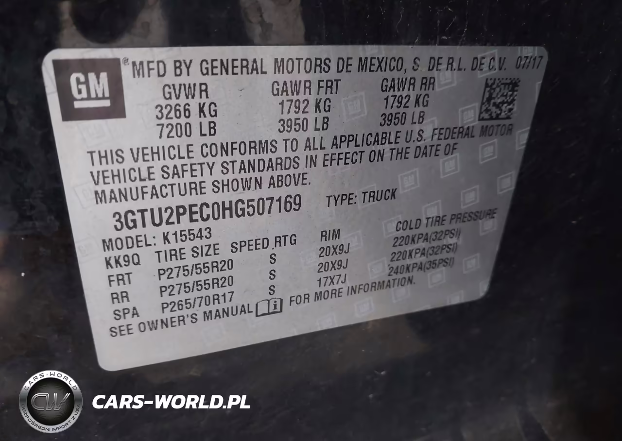 2017 GMC Sierra 1500 Denali VIN:3GTU2PEC0HG507169 - 9