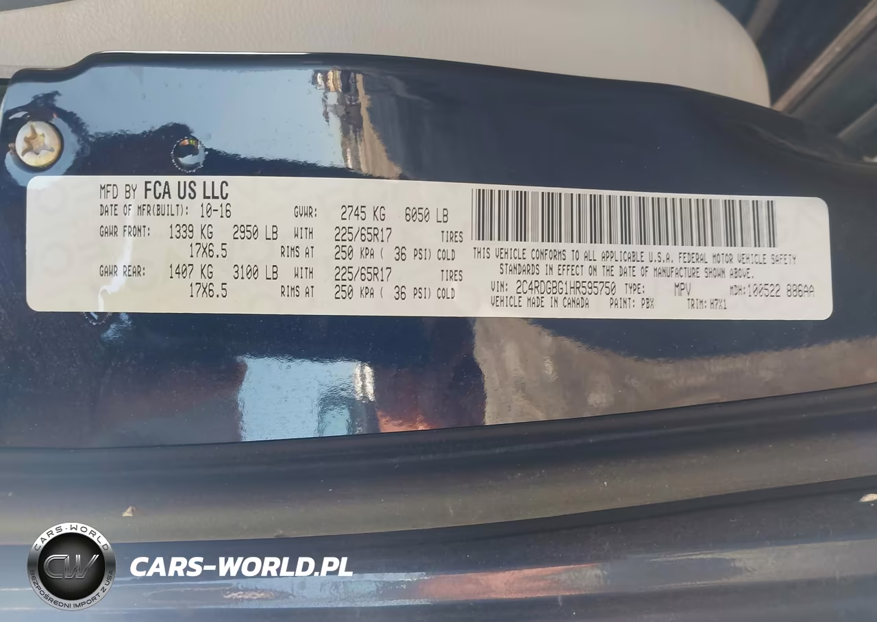 2017 Dodge Grand Caravan Se VIN:2C4RDGBG1HR595750 - 9