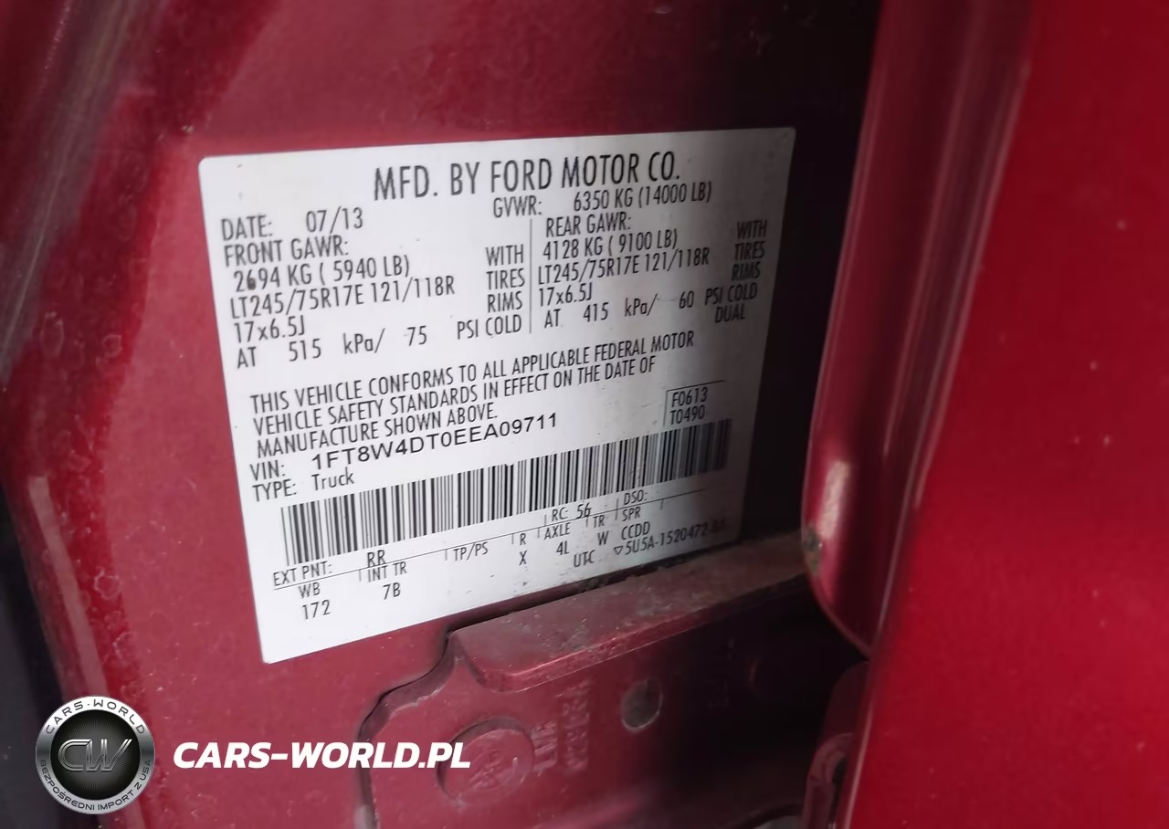 2014 Ford F-450 Lariat VIN:1FT8W4DT0EEA09711 - 9