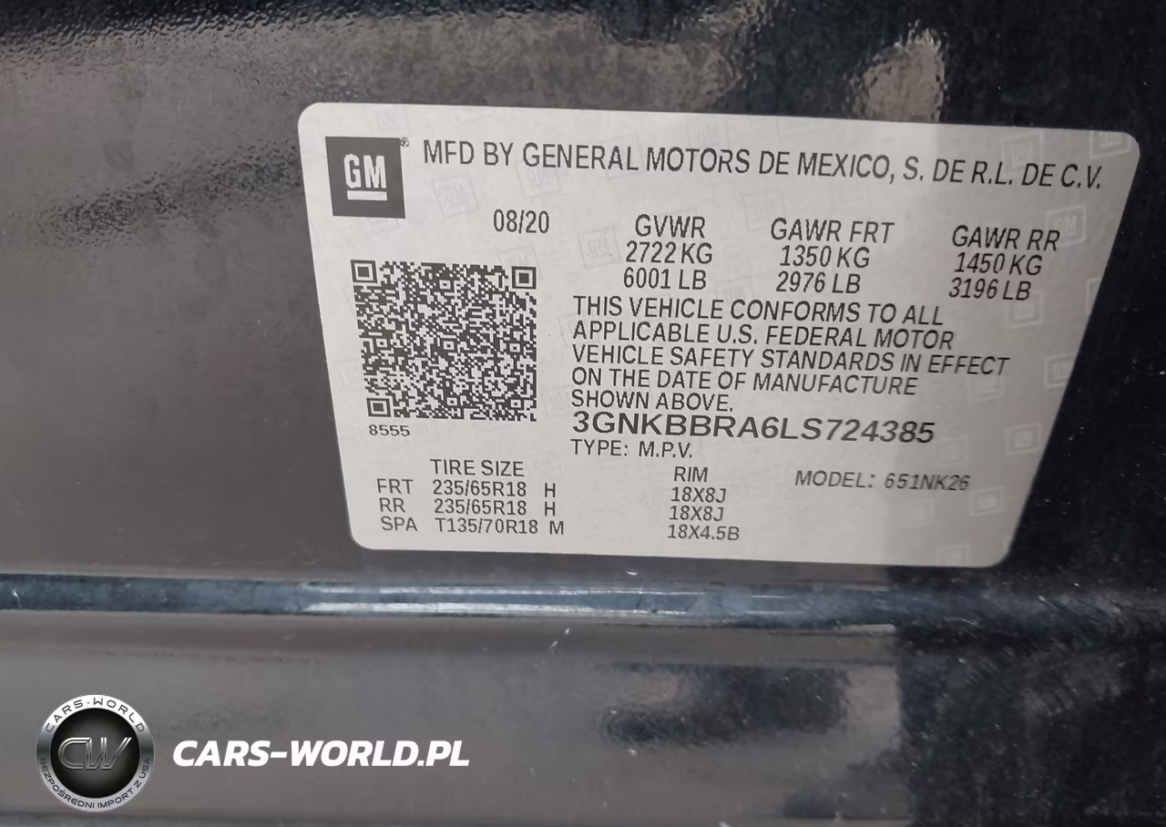 2020 Chevrolet Blazer Fwd 1Lt VIN:3GNKBBRA6LS724385 - 9