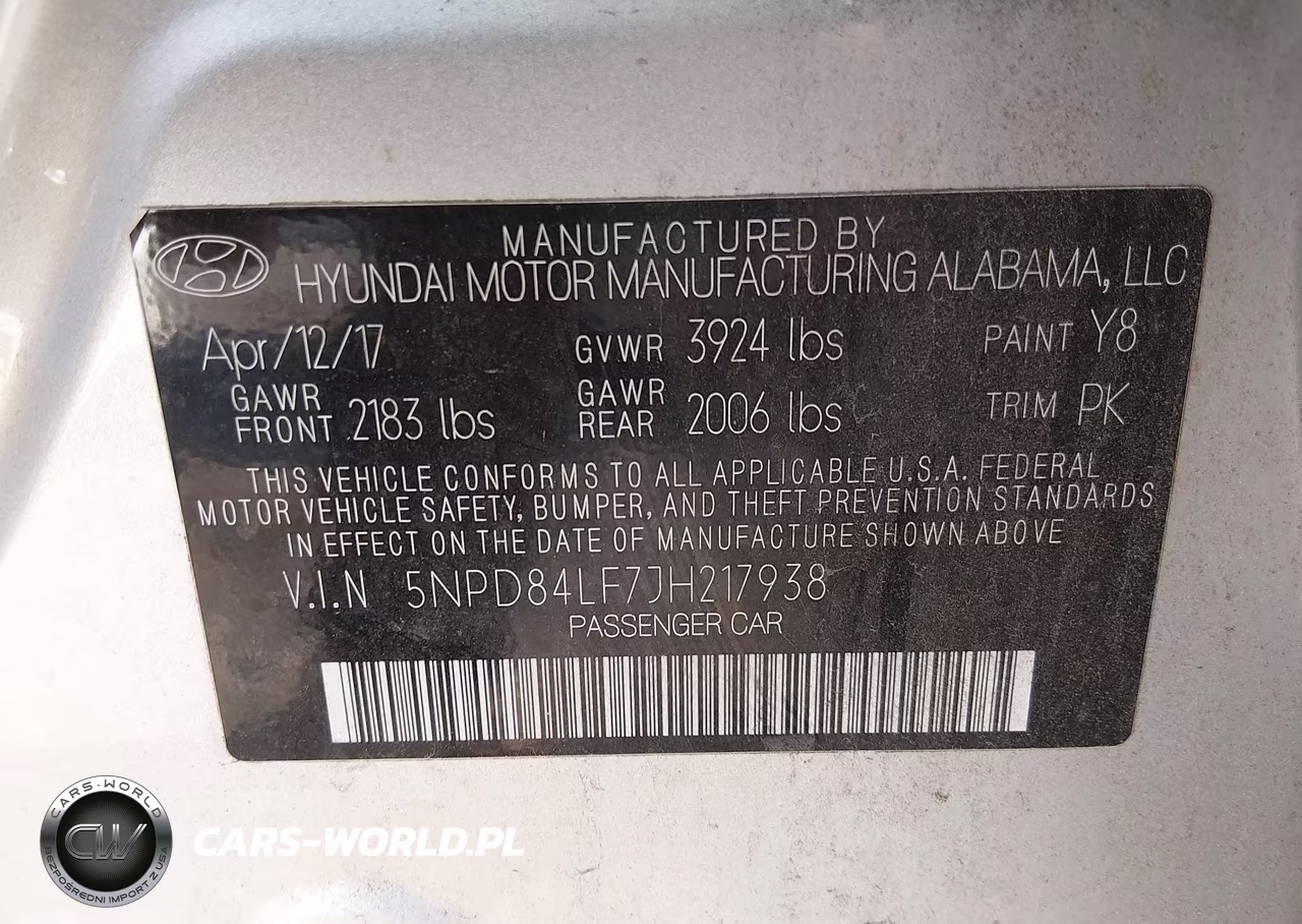 2018 Hyundai Elantra Sel VIN:5NPD84LF7JH217938 - 9