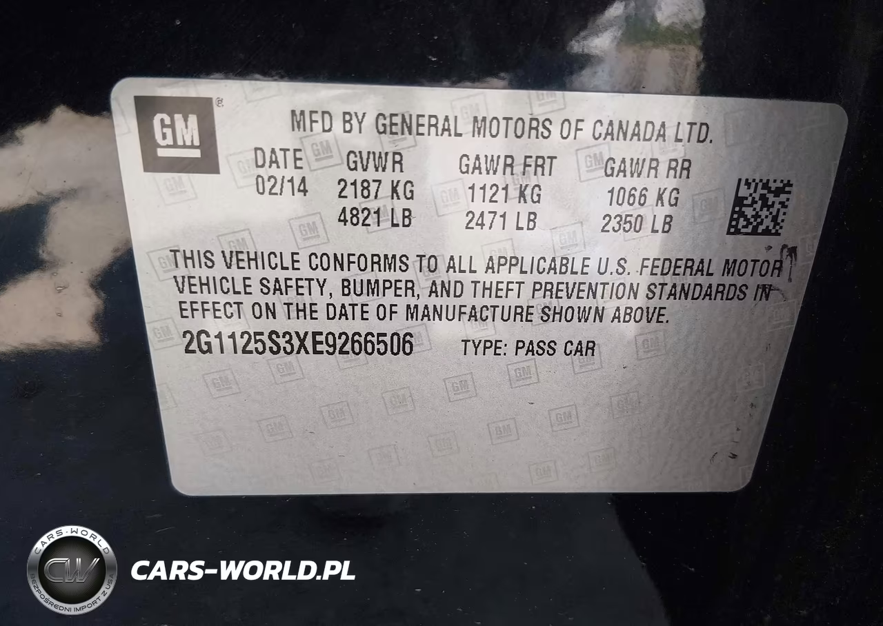 2014 Chevrolet Impala 2Lt VIN:2G1125S3XE9266506 - 9