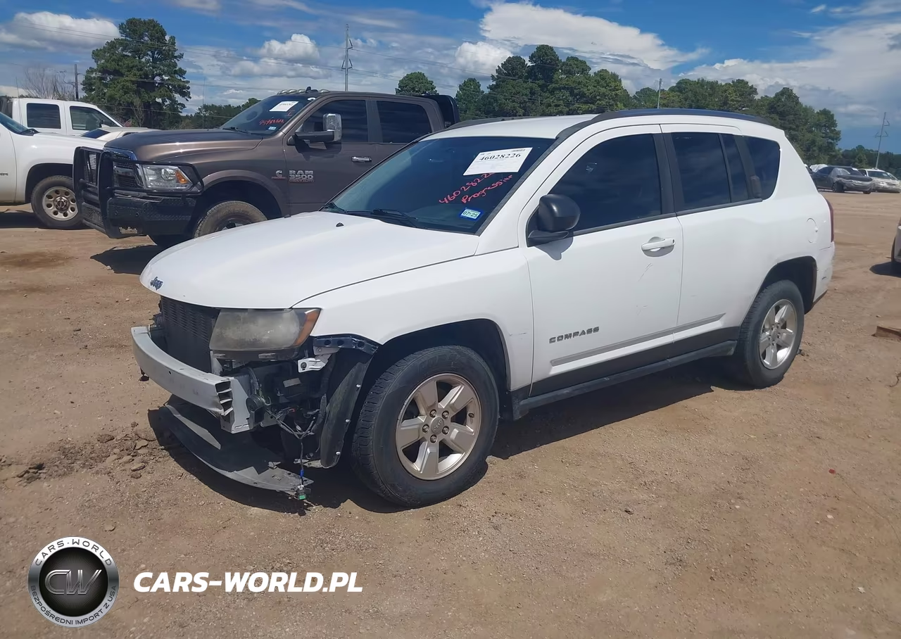 2014 Jeep Compass Sport VIN:1C4NJCBA1ED539091 - 2