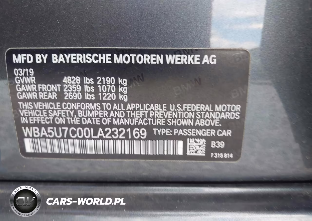 2020 BMW M340I VIN:WBA5U7C00LA232169 - 9