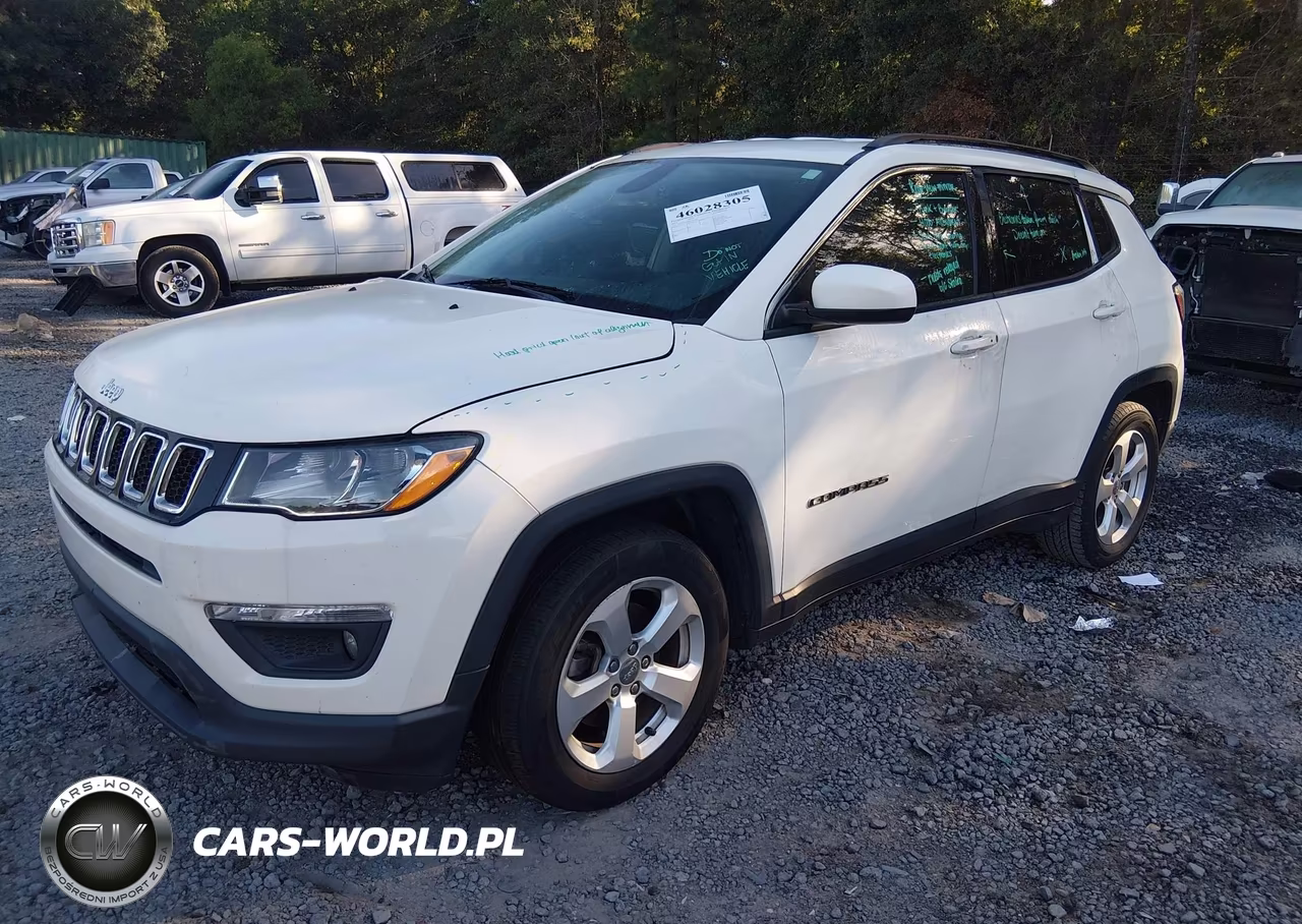 2019 Jeep Compass Latitude Fwd VIN:3C4NJCBB8KT726603 - 2