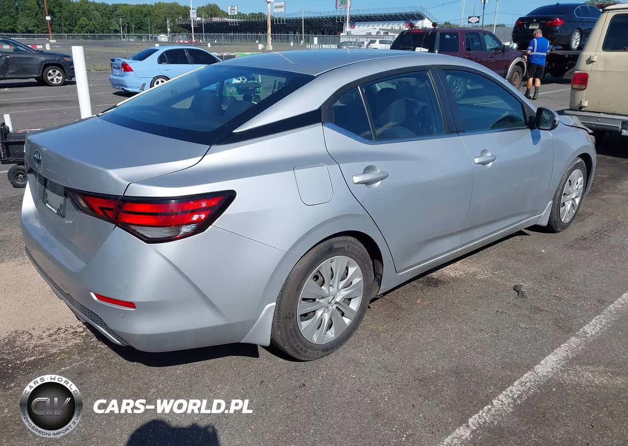 2021 Nissan Sentra S Xtronic Cvt VIN:3N1AB8BVXMY273824 - 4