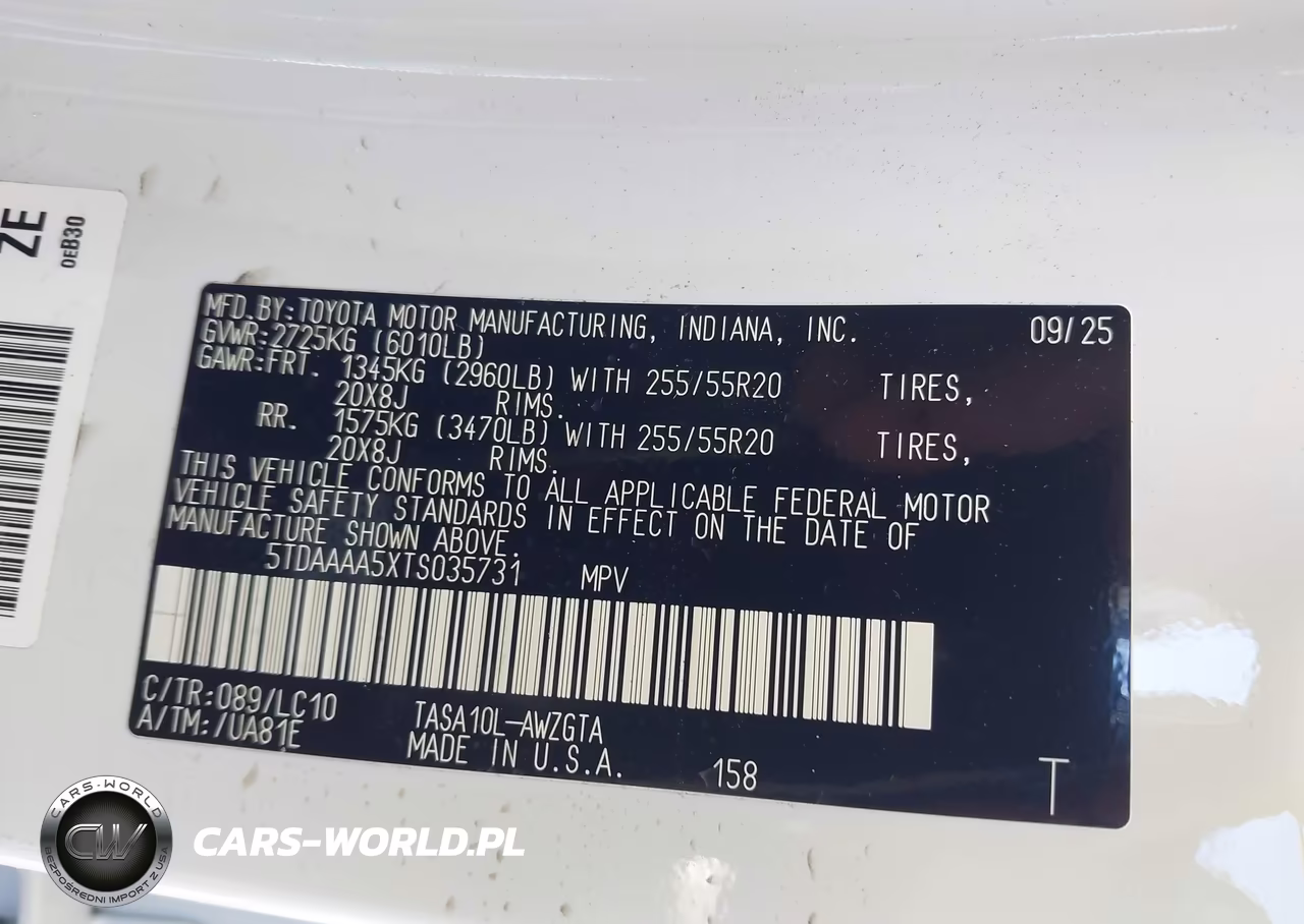 2026 Toyota Grand Highlander Limited VIN:5TDAAAA5XTS035731 - 9