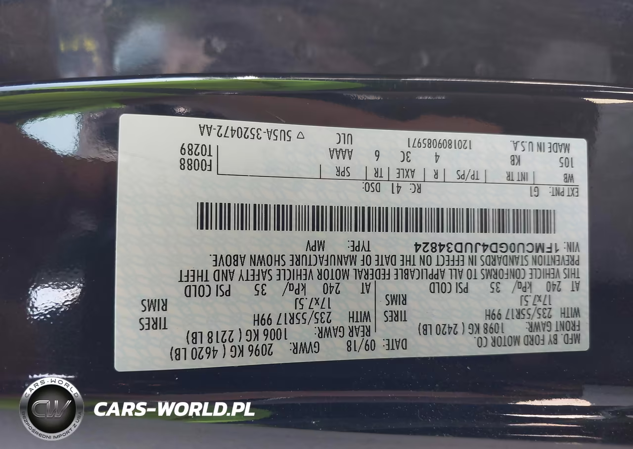 2018 Ford Escape Se VIN:1FMCU0GD4JUD34824 - 9