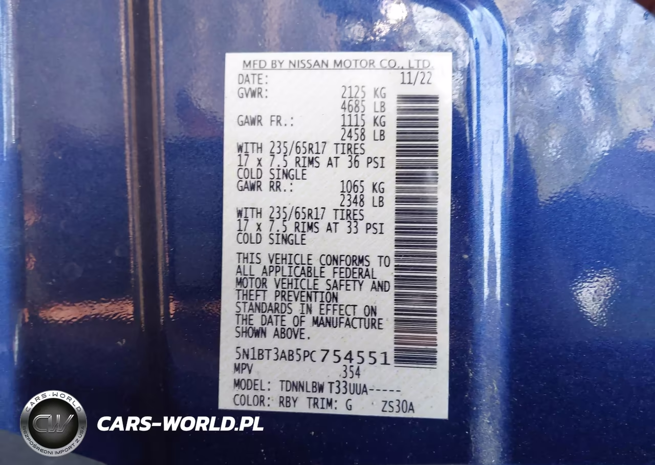 2023 Nissan Rogue S Intelligent Awd VIN:5N1BT3AB5PC754551 - 9
