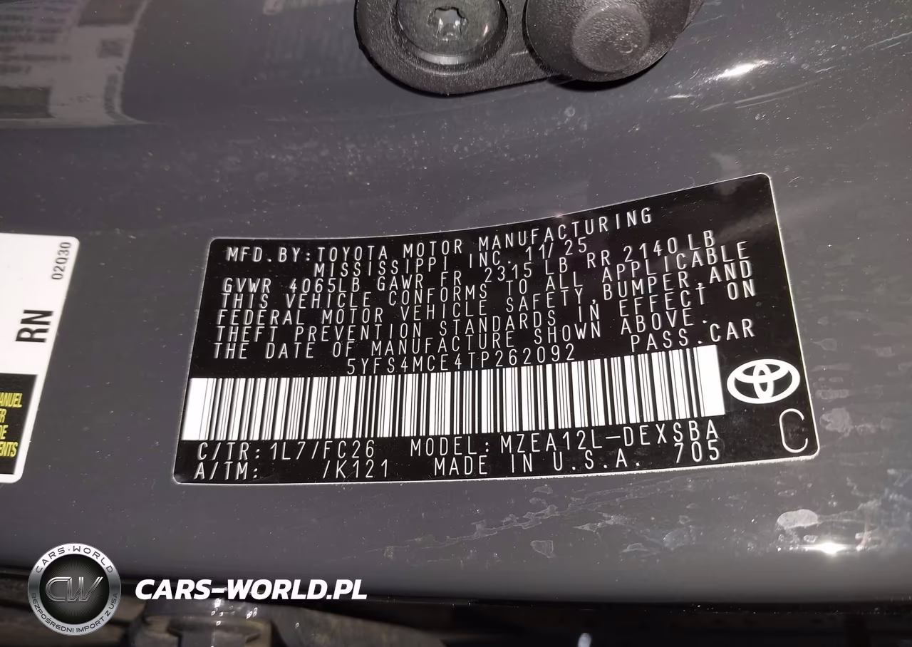 2026 Toyota Corolla Se VIN:5YFS4MCE4TP262092 - 9