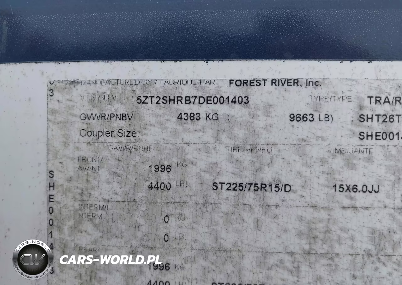 2013 Shasta Other VIN:5ZT2SHRB7DE001403 - 9