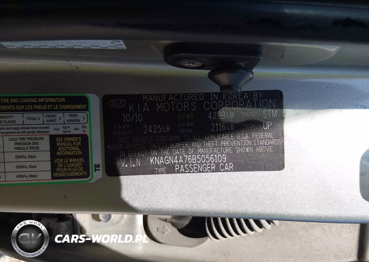 2011 Kia Optima Ex VIN:KNAGN4A76B5056109 - 9