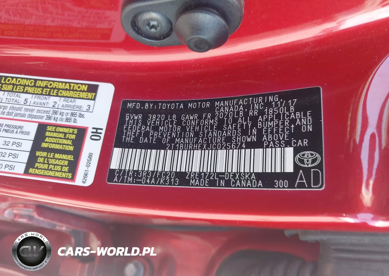 2018 Toyota Corolla Se VIN:2T1BURHEXJC025674 - 9
