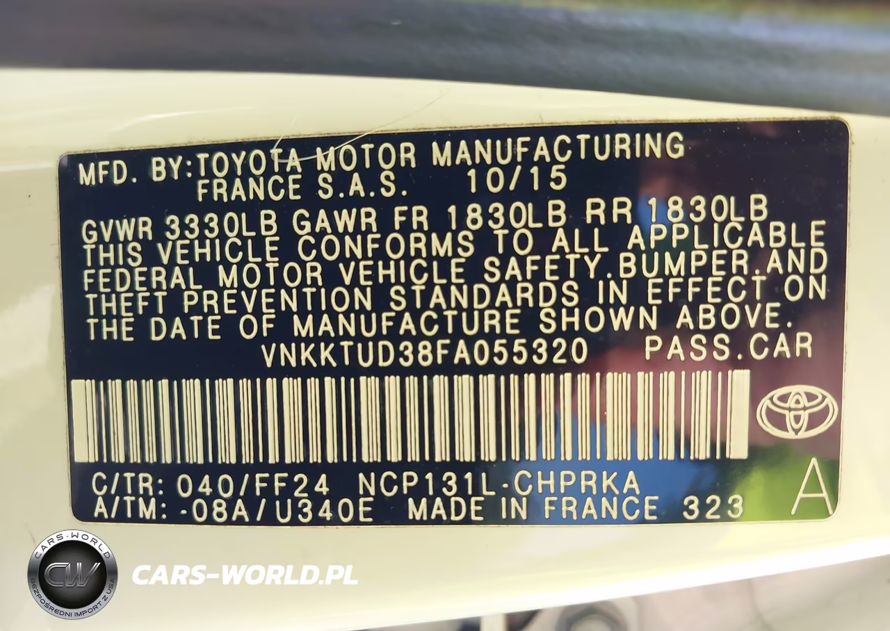 2015 Toyota Yaris Se VIN:VNKKTUD38FA055320 - 9