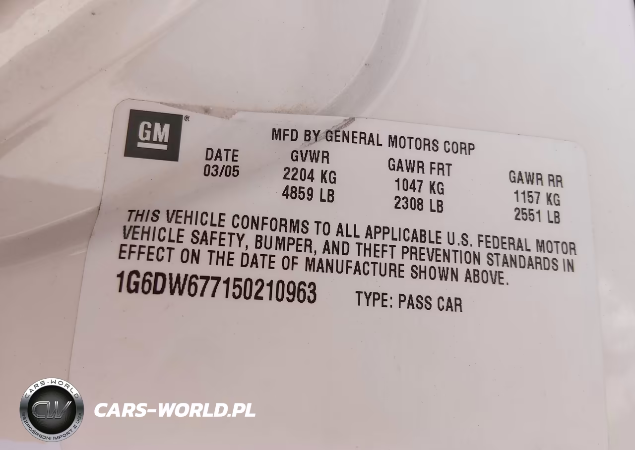 2005 Cadillac Sts V6 VIN:1G6DW677150210963 - 9