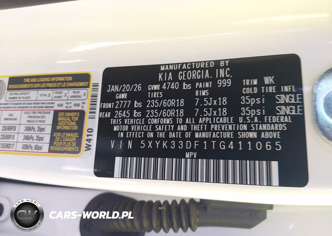 2026 Kia Sportage Ex VIN:5XYK33DF1TG411065 - 9