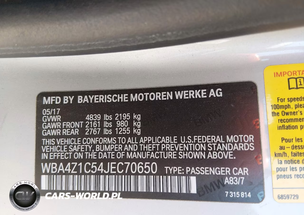 2018 BMW 430I VIN:WBA4Z1C54JEC70650 - 9