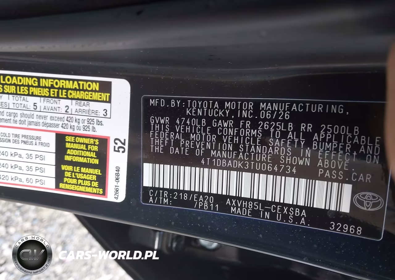 2026 Toyota Camry Se VIN:4T1DBADK3TU064734 - 9