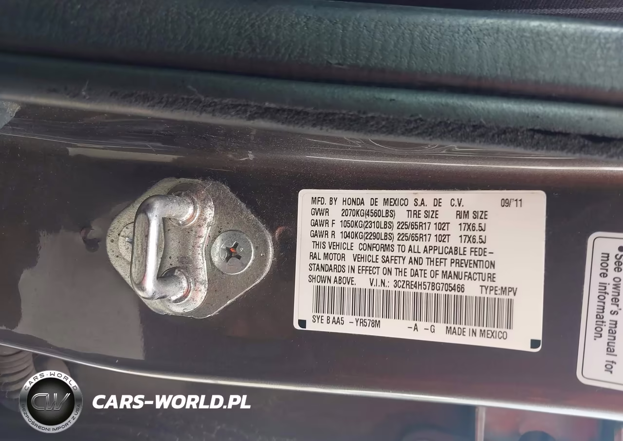 2011 Honda Cr-V Ex VIN:3CZRE4H57BG705466 - 17