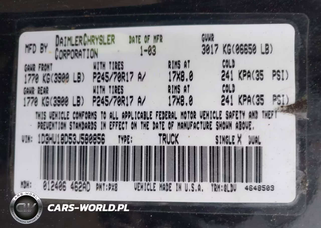 2003 Dodge Ram 1500 Slt-Laramie-St VIN:1D3HU18D53J580856 - 9